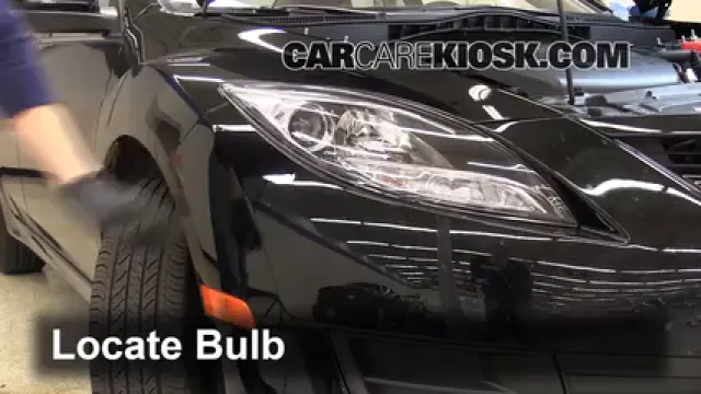 2012 Mazda 6 i 2.5L 4 Cyl. Éclairage Feu clignotant avant (remplacer l'ampoule)